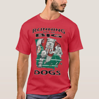 Camiseta "Georgia-Running With The Big Dogs Red"
