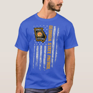 Camiseta Georgia State Patrol American Flag
