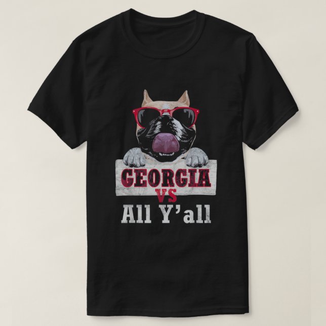 Camiseta Georgia Vs All Y'all (Frente do Design)