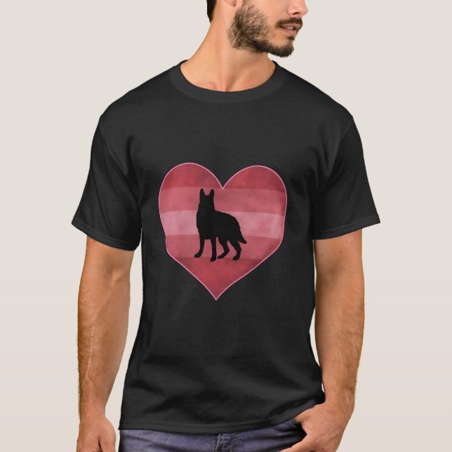 Camiseta Ger Shepherd Day He Love (Frente)