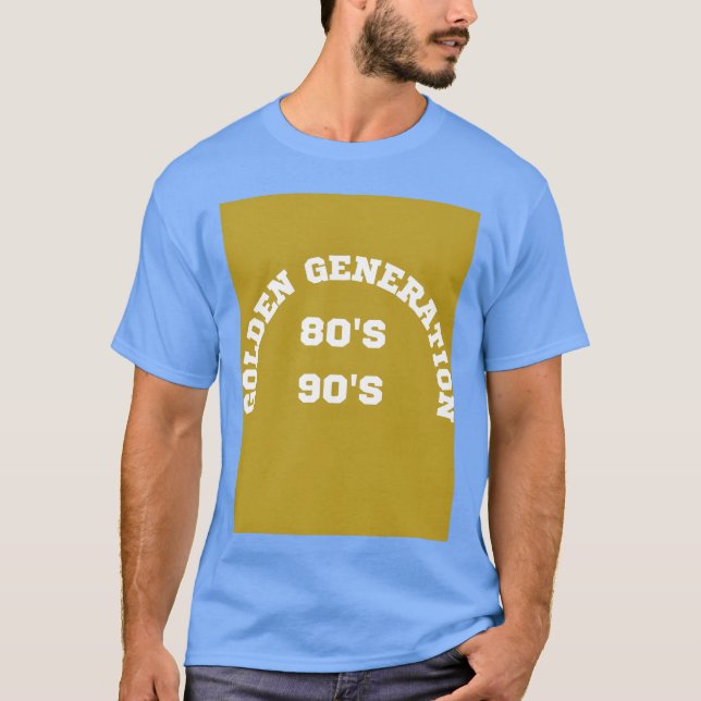 Camiseta Geração de ouro garoto (Frente)