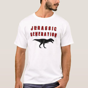 Camiseta Geração Jurássica do Dinossauro T Rex