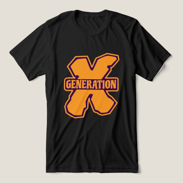 Camiseta Geração X (Design frontal)