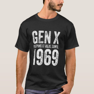Camiseta Geração X 1969 Homens Mulheres Vintage Desde 1969