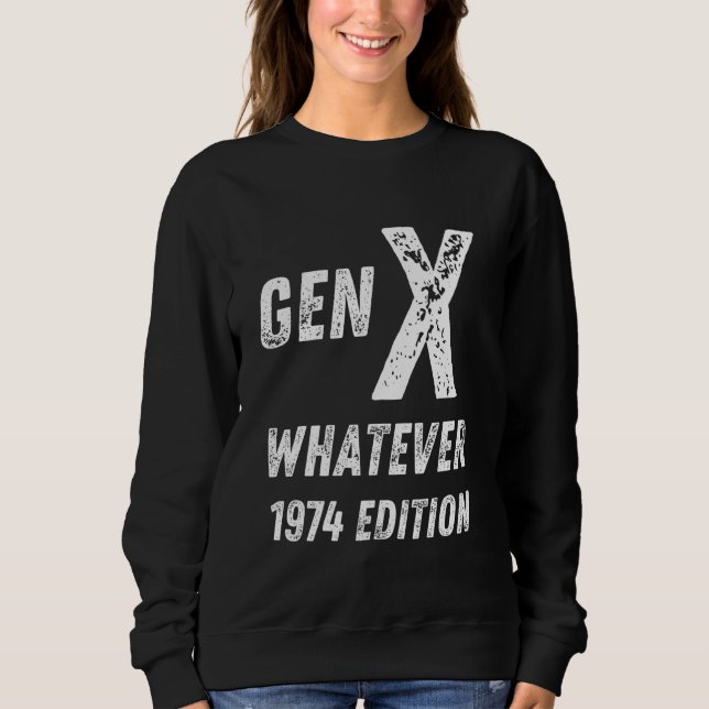 Camiseta Geração X 1974 Edition Geração X Qualquer Aniversá (Frente)