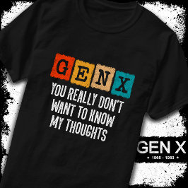 Camiseta Geração X 80 Kid Gen X Gen Xer Funny Gen X