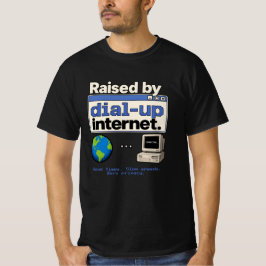 Camiseta Geração X da Internet Discada Retrô