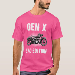 Camiseta Geração X Edição 1970 Geração X Motocicleta Motoqu