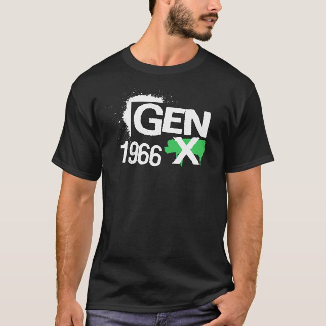 Camiseta Geração X Gen X 1966 (Frente)