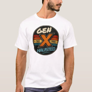 Camiseta Geração X, Geração X, Retrô, Nostálgico,