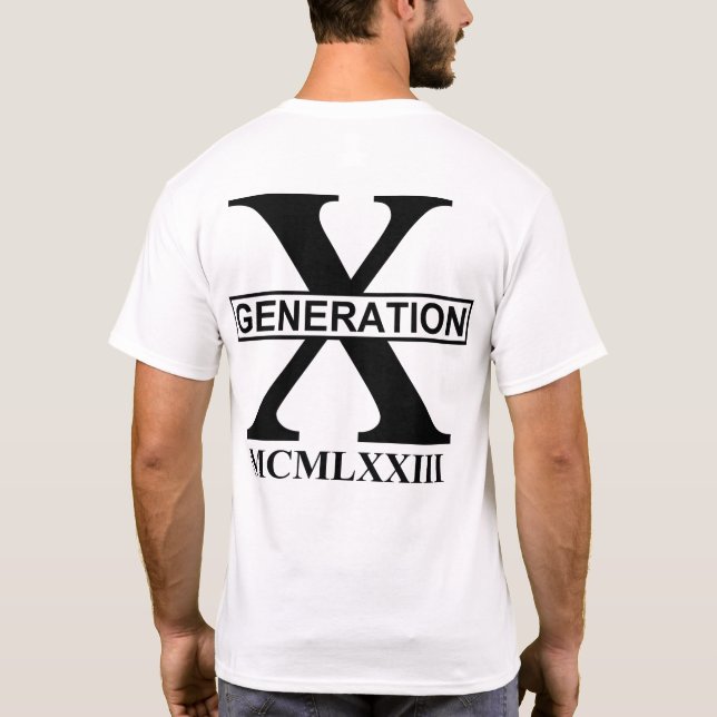 CAMISETA GERAÇÃO X - MCMLXXIII (Verso)