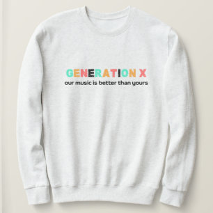 Camiseta Geração X — Nossa música é melhor
