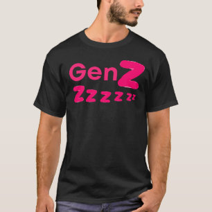 Camiseta Geração Zzzzz – Humor da Geração Z Sonolenta