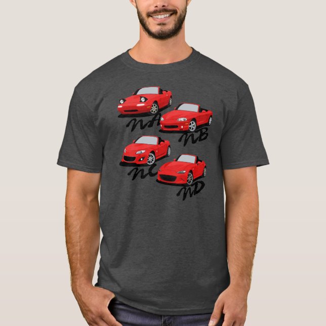 Camiseta Gerações de Miata (Frente)