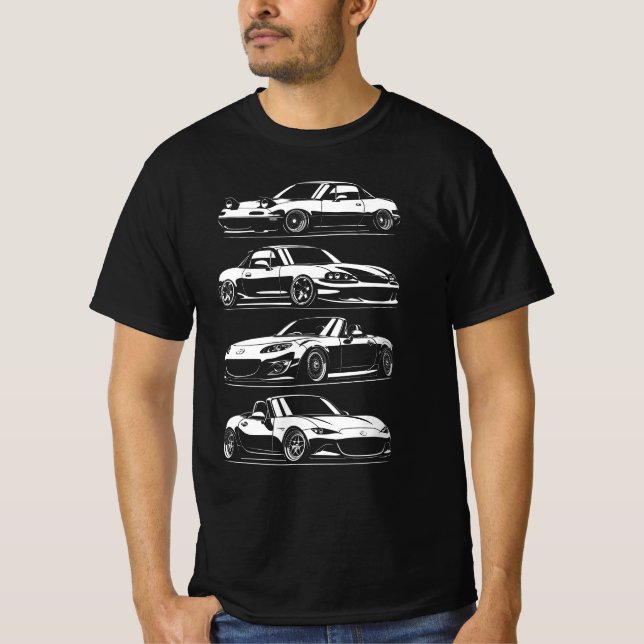 Camiseta Gerações de Miata (Frente)