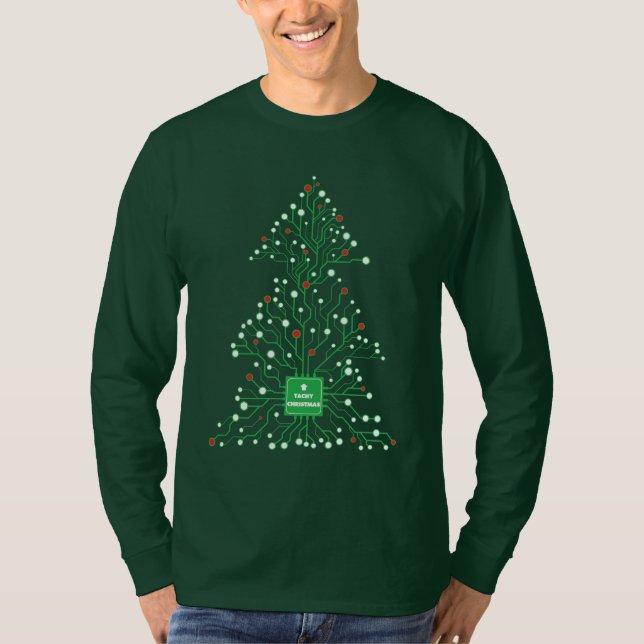 Camiseta Gerador de AI de Feliz Natal (Frente)