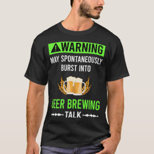 Camiseta Gerador de cerveja verde de criação de cerveja