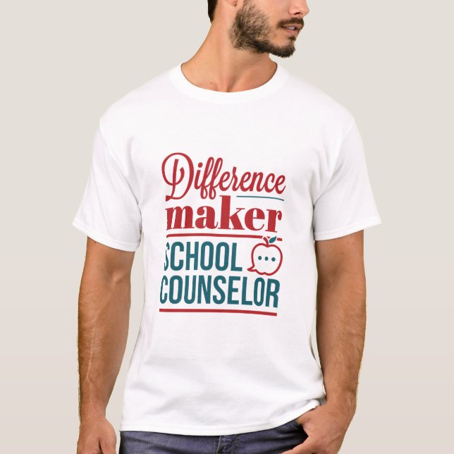 Camiseta Gerador de Diferenças de Conselheiros Escolares (Frente)