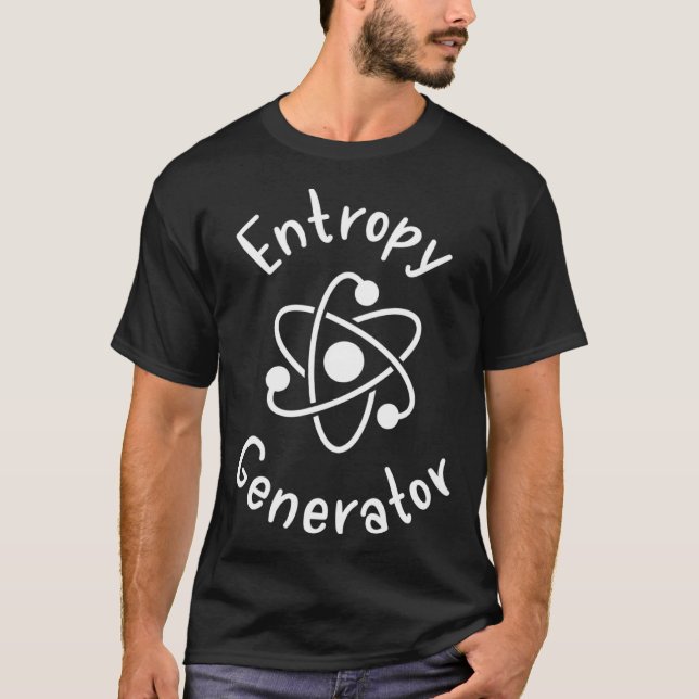 Camiseta Gerador de Entropia para Caos Energetico Criando K (Frente)