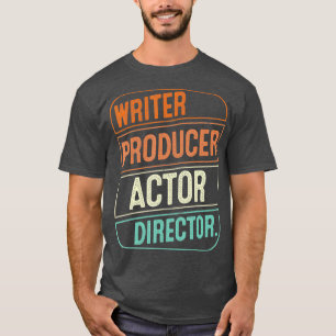 Camiseta Gerador de Escritores Diretor de Ator de Produtore
