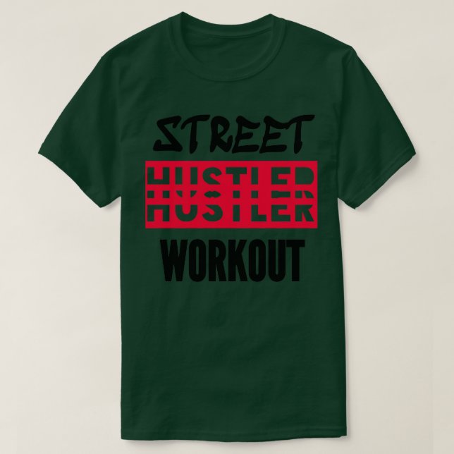 Camiseta Gerador de exercício de rua 1 (Frente do Design)