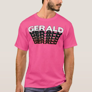 Camiseta Gerald Divertido Retro Vintage Pôr do Sol Gerald 8