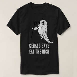 Camiseta Gerald diz Comam os Ricos