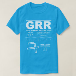 Camiseta Gerald R. Ford Aeroporto Internacional GRR