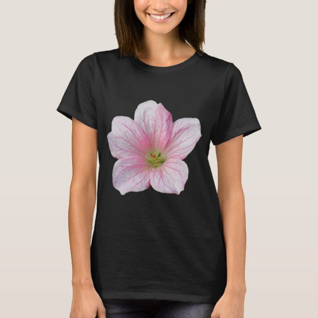 Camiseta Gerânio rosa (Frente)