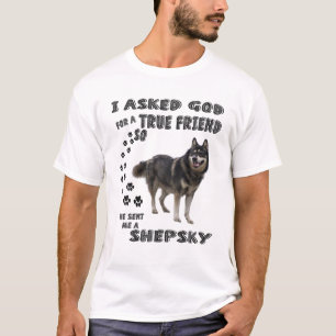 Camiseta Gerberian Shepsky Cita Mãe Pai Arte, Alemão Grito