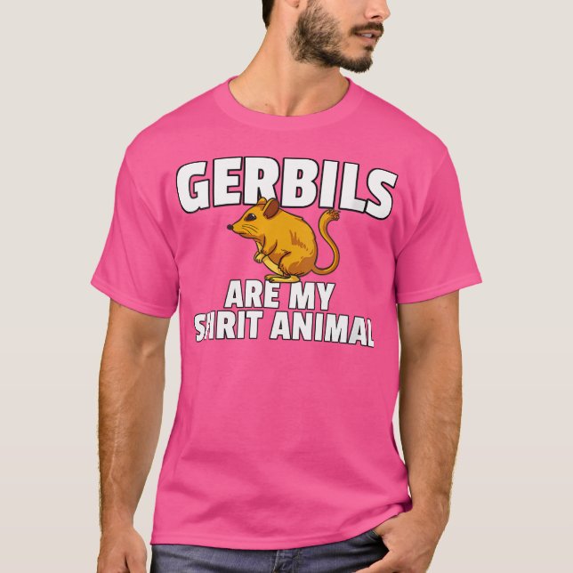 Camiseta Gerbil Desert Mouse Proprietário (Frente)