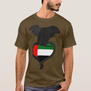 Camiseta Gerbil Emirados Árabes Unidos UAE escuro