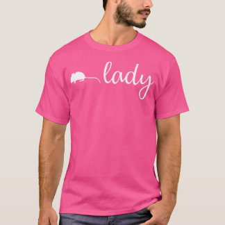 Camiseta Gerbil Lady For Women Girl Gnawer Pet Mouse