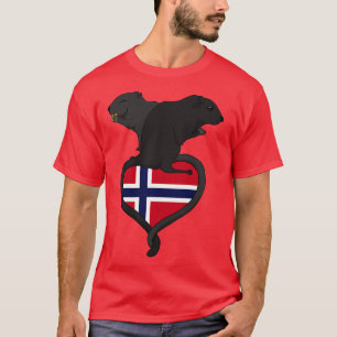 Camiseta Gerbil Noruega escuro