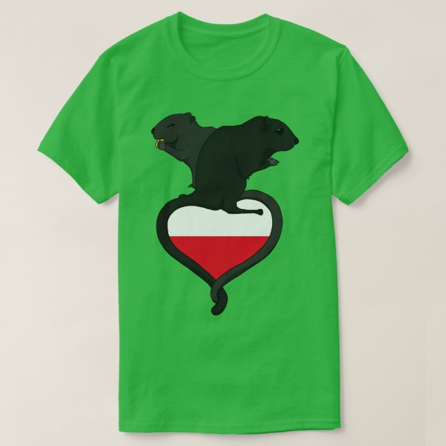 Camiseta Gerbil Polônia (Frente do Design)