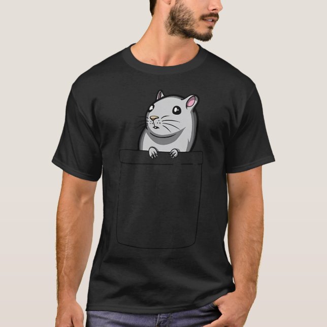 Camiseta Gerbil Rato Pet Bolso (Frente)