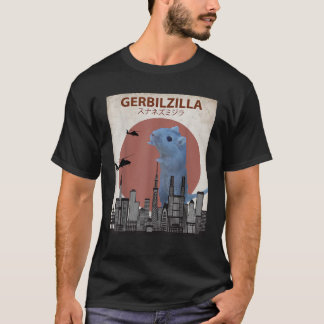 Camiseta Gerbilzilla Funny Gerbil Gift para Amantes de Gerb