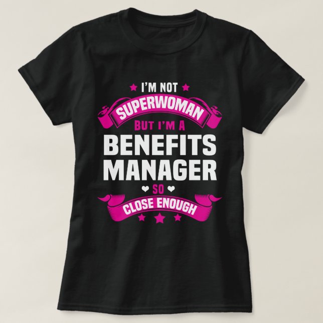 Camiseta Gerenciador de benefícios (Frente do Design)