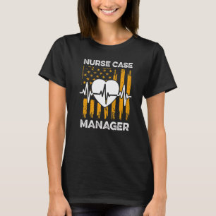 Camiseta Gerenciador de caso de enfermeiro Gerenciamento de