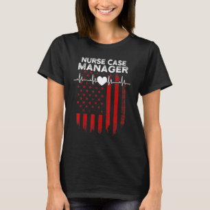 Camiseta Gerenciador de caso de enfermeiro Gerenciamento de