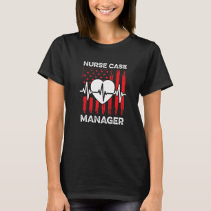 Camiseta Gerenciador de caso de enfermeiro Gerenciamento de
