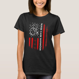Camiseta Gerenciador de caso de enfermeiro Gerenciamento de