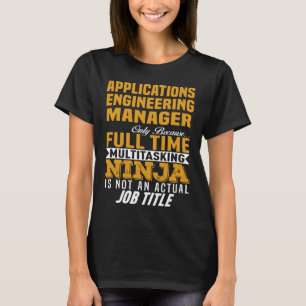 Camiseta Gerenciador de engenharia de aplicativos