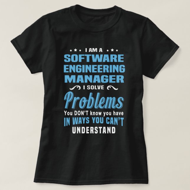 Camiseta Gerenciador de engenharia de software (Frente do Design)