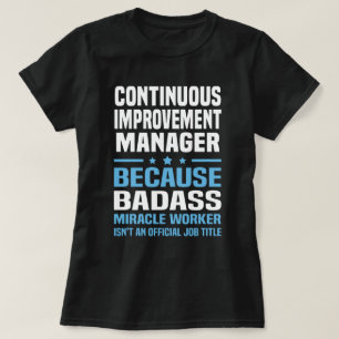 Camiseta Gerenciador de Melhoramento Contínuo