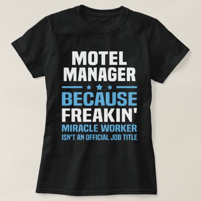 Camiseta Gerenciador de Motel (Frente do Design)