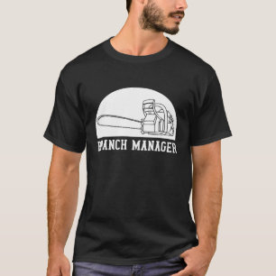 Camiseta Gerenciador De Ramificação Chainsaw Lumberjack E L
