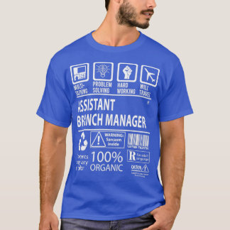 Camiseta Gerenciador de Ramificação do Assistente