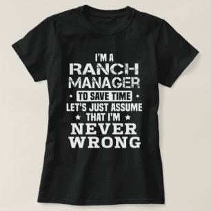 Camiseta Gerenciador de Ranch