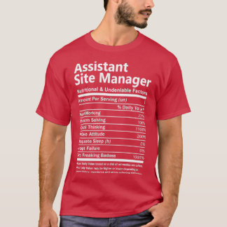 Camiseta Gerenciador De Site Assistente Nutricional E Inegá